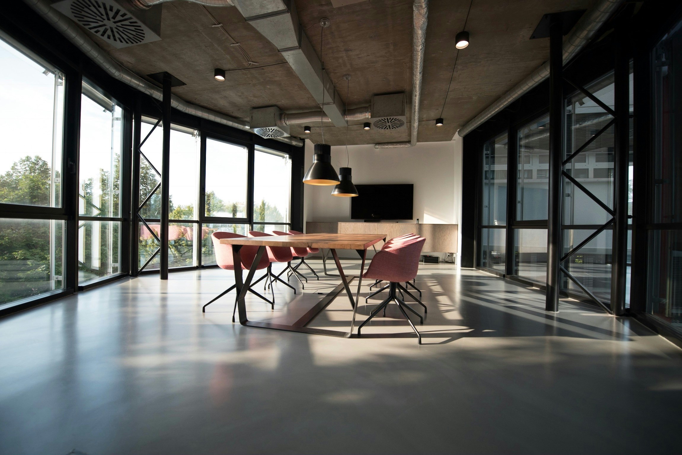 Clean office space